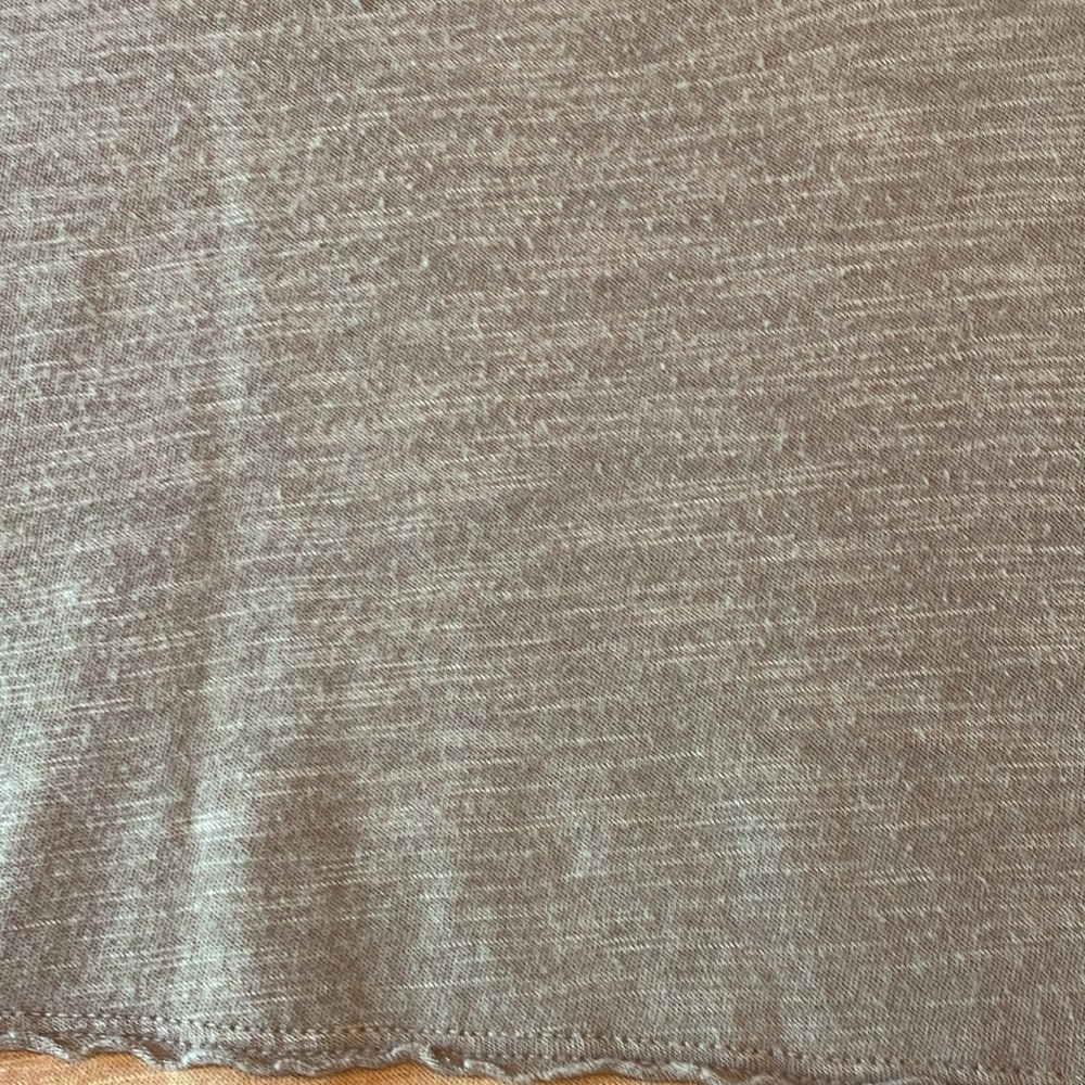 Free People 2 tone oversized top tan / orange size m - Picture 8 of 9